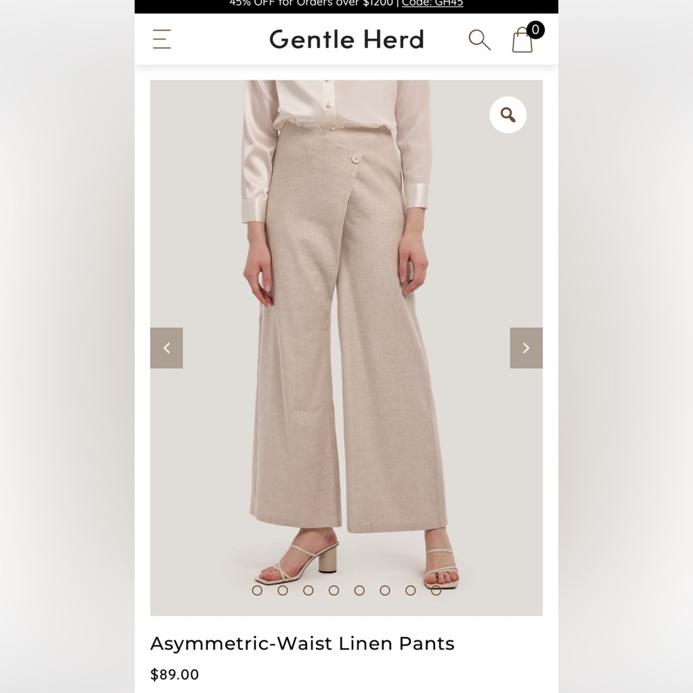 Wide legged pants